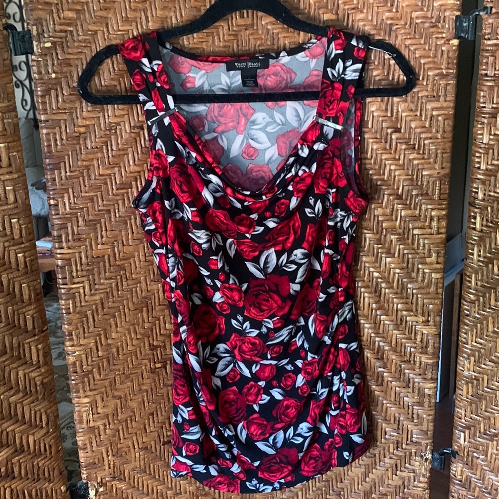 Rose sleeveless top - Picture 1 of 4
